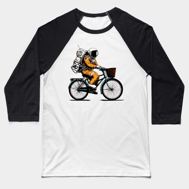 Bike to work Baseball T-Shirt by Lenimski